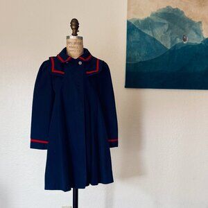 Child's vintage hooded nautical coat